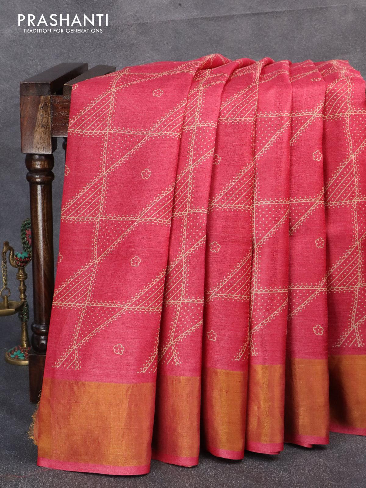 Tussar Silk – Prashanti Sarees