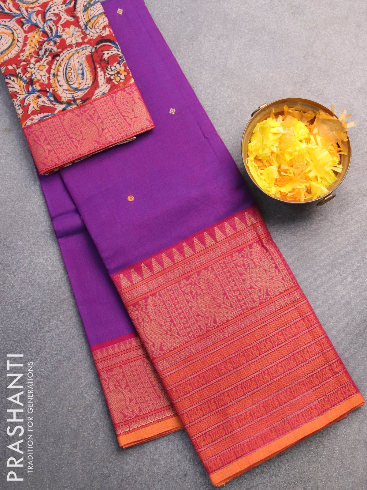 chettinad-cotton-saree-violet-and-mustard-yellow-with-thread-woven