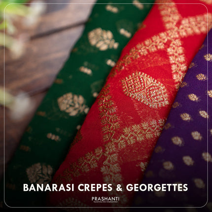 Collection image for: Banarasi Georgettes & Pure Banarasi Crepes