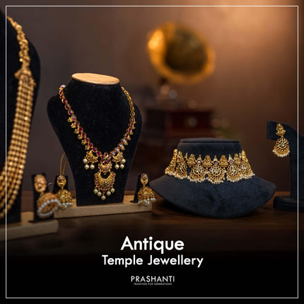 Antique Temple Jewellery - Prashanti Sarees