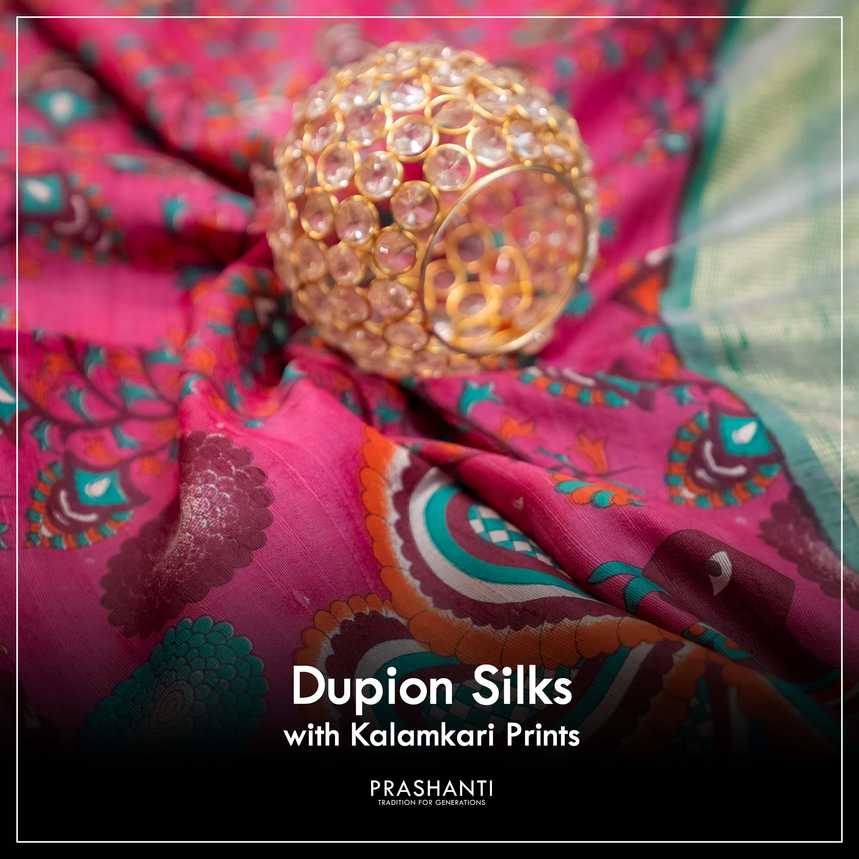 Dupion Silk Sarees – Prashanti Sarees