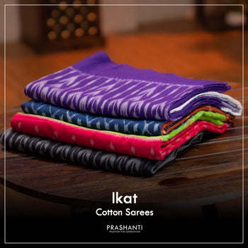 Ikat Cotton Sarees - Prashanti Sarees