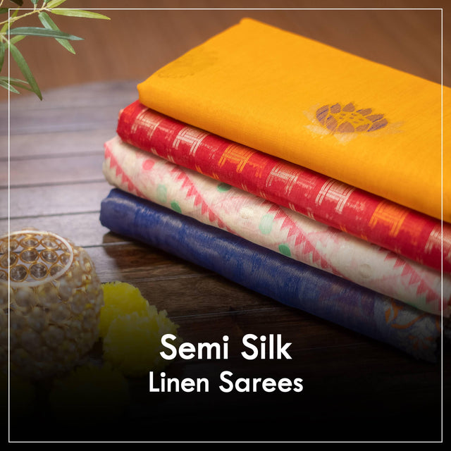 Linen Sarees - Prashanti Sarees