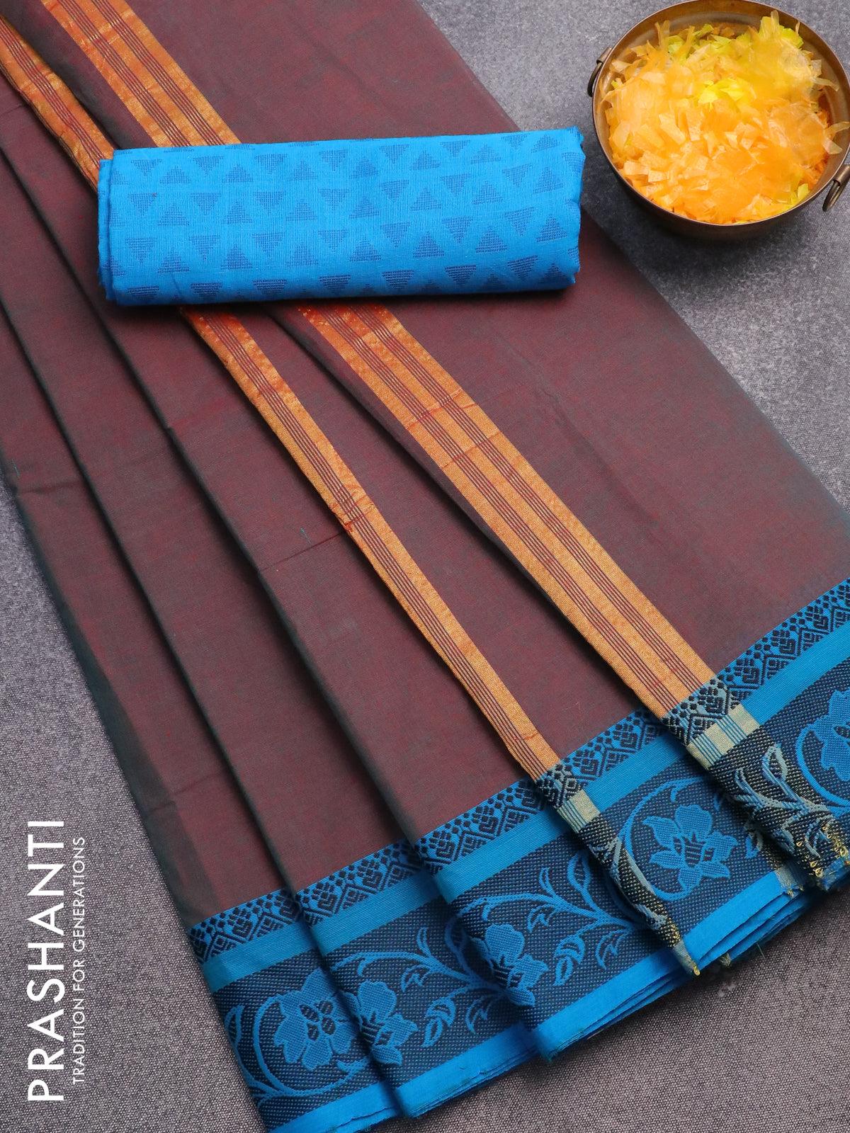 Buy kanchi cotton saree online | Chettinad cotton sarees