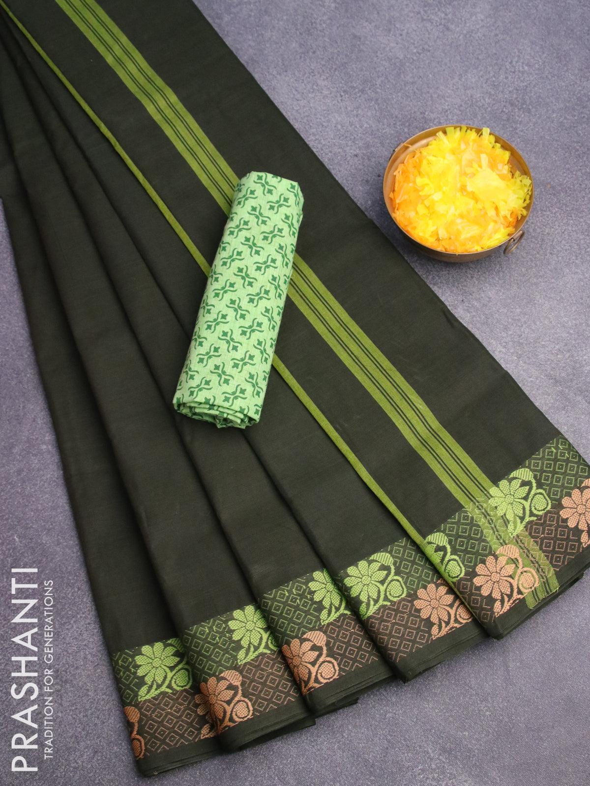 chettinad cotton saree - grey hues & maroon gold - maati crafts