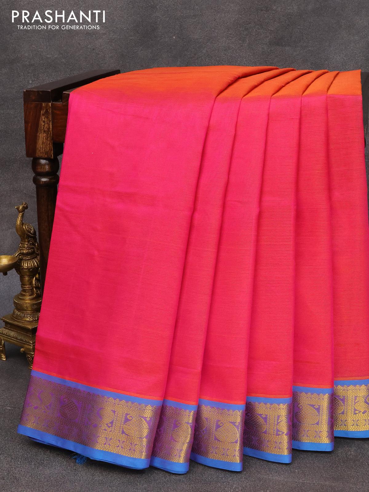 Nine yards sale silk cotton sarees