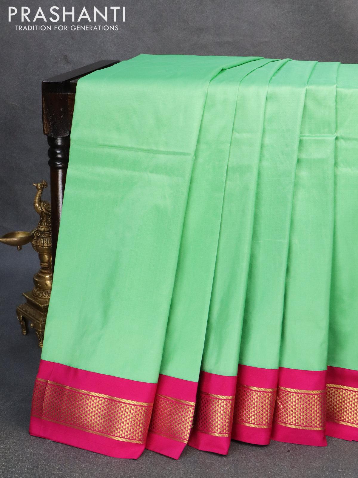 Magenta Kanchipuram Silk Saree