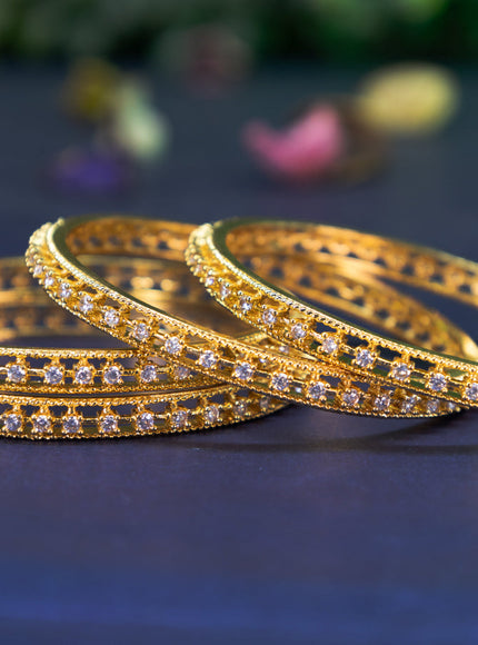 Antique bangle with cz stones