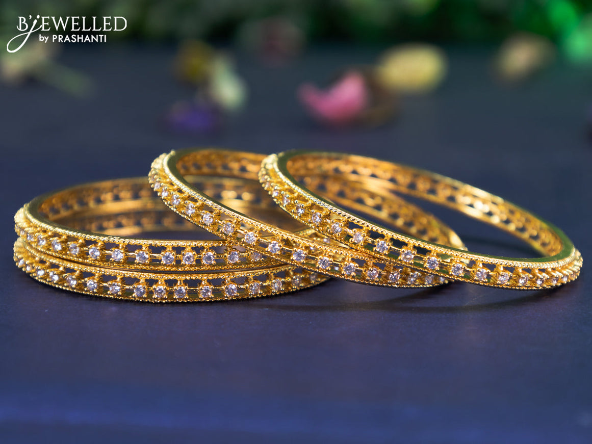 Antique bangle with cz stones