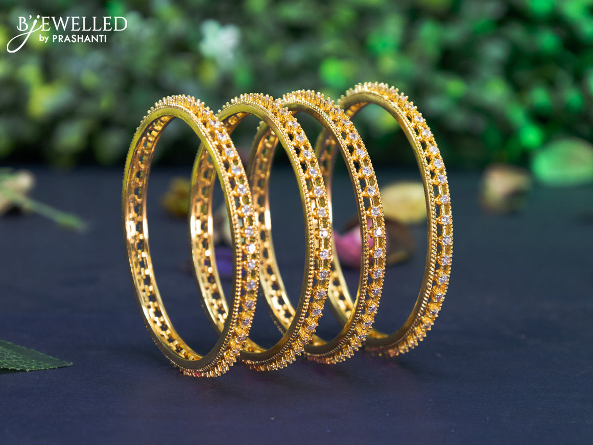 Antique bangle with cz stones