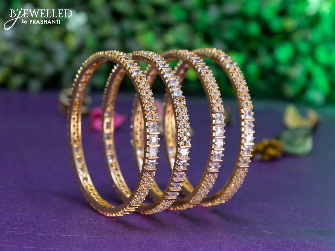 Antique bangle with cz stones