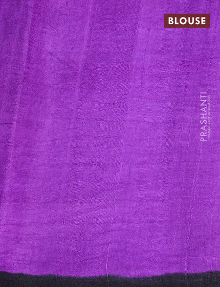 Bishnupuri silk saree light pink and purple with butta prints and printed border