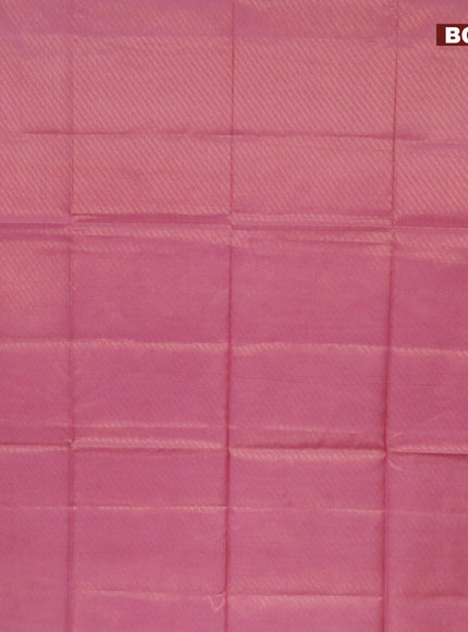 Munga jacquard saree pink with allover zari weaves and zari woven border