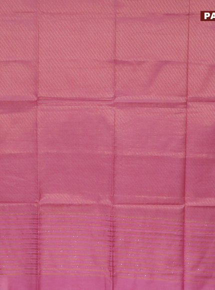 Munga jacquard saree pink with allover zari weaves and zari woven border