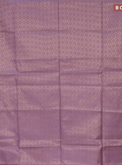 Munga jacquard saree mild lavender shade with allover zari weaves and zari woven border