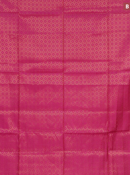 Munga jacquard saree pink with allover zari weaves and zari woven border