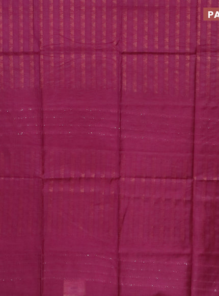 Munga jacquard saree magenta pink with allover zari weaves and sequin work pallu