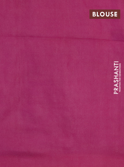 Munga jacquard saree magenta pink with allover zari weaves and sequin work pallu