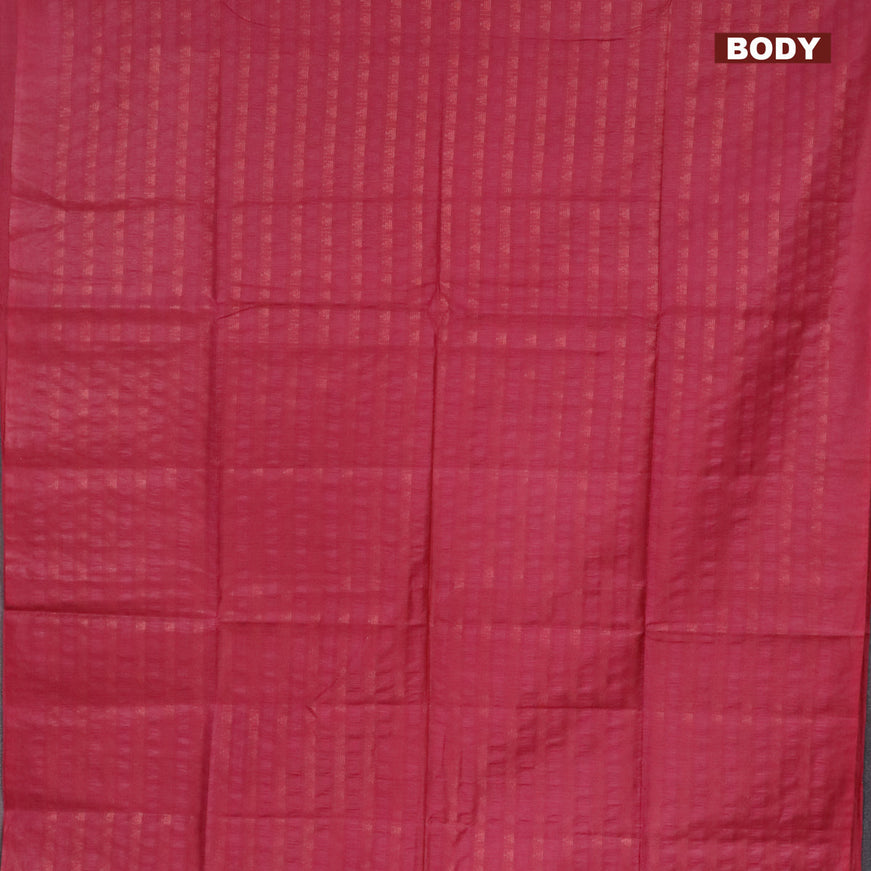 Munga jacquard saree pink with allover zari weaves and sequin work pallu