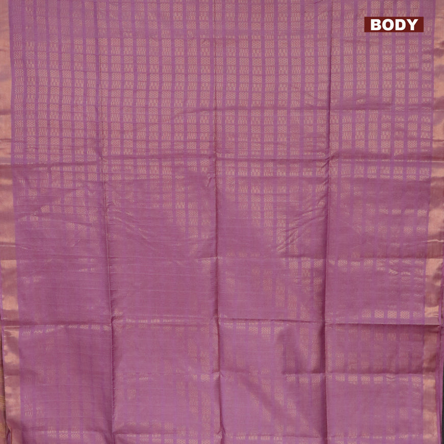 Munga jacquard saree mauve pink with allover geometric zari weaves and zari woven border