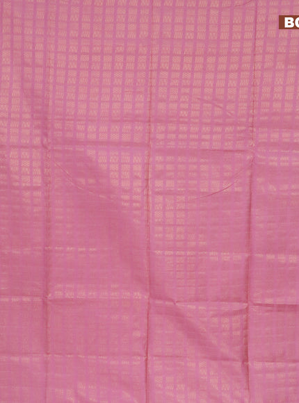 Munga jacquard saree lotus pink with allover geometric zari weaves and zari woven border