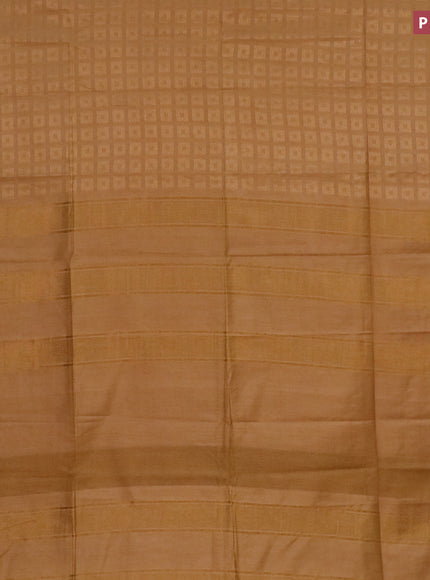 Munga jacquard saree mustard shade with allover zari weaves and zari woven border