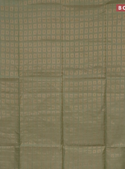 Munga jacquard saree pastel green with allover zari weaves and zari woven border