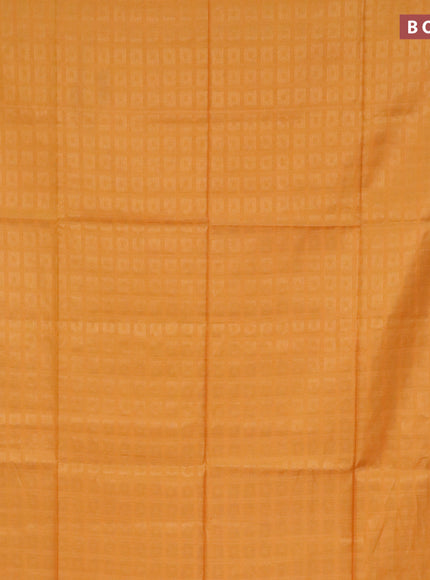 Munga jacquard saree mango yellow with allover zari weaves and zari woven border