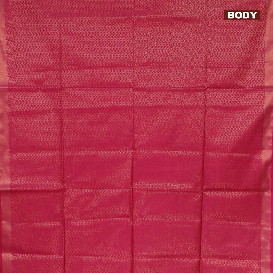 Munga jacquard saree pink with allover zari weaves and sequin work pallu