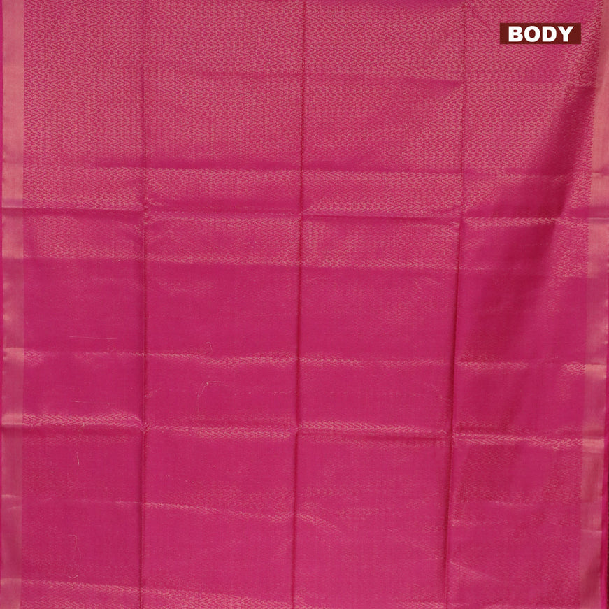 Munga jacquard saree pink with allover zari weaves and sequin work pallu