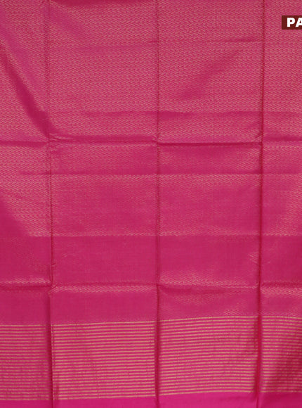 Munga jacquard saree pink with allover zari weaves and sequin work pallu