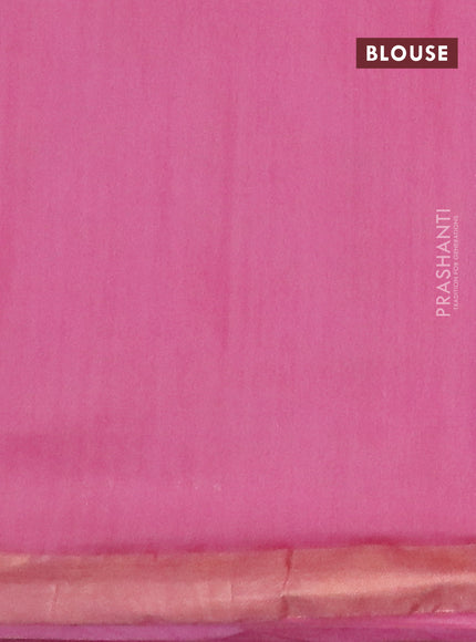 Munga jacquard saree light pink with allover zari weaves and sequin work pallu