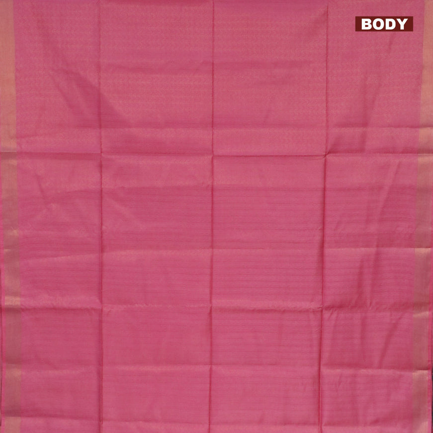 Munga jacquard saree light pink with allover zari weaves and sequin work pallu