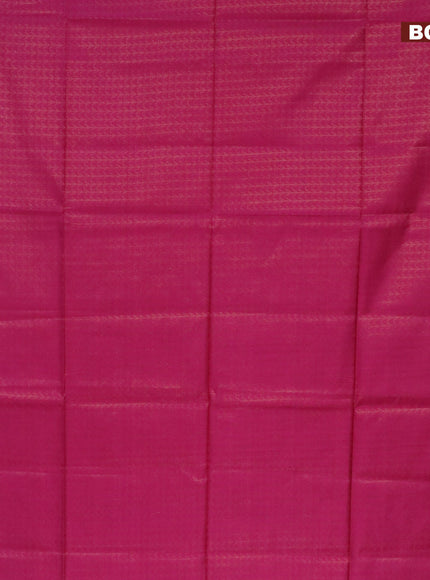 Munga jacquard saree dark pink with allover zari weaves and sequin work pallu