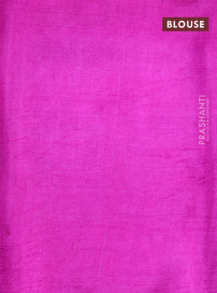 Bishnupuri silk saree light pink and pink with butta prints and printed border