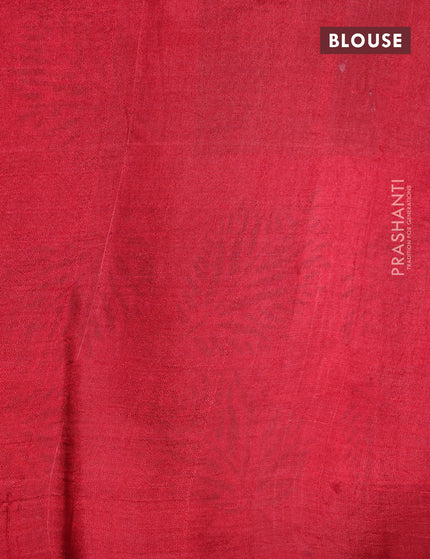 Bishnupuri silk saree light pink and red with butta prints and printed border