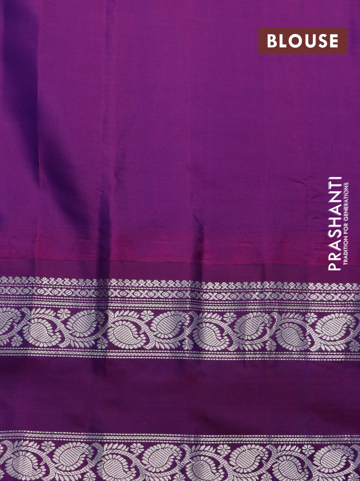 Pure Gadwal Silk Saree Light Blue And Deep Purple With Allover Stripes 