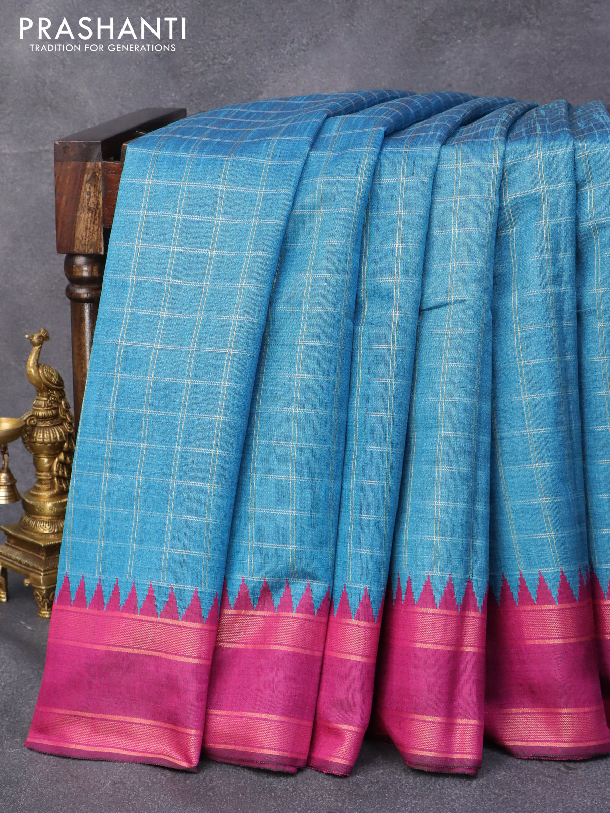 Classic Kanchipuram Handloom SILK MARK CERTIFIED Saree in Palum Pazham –  PattuChela