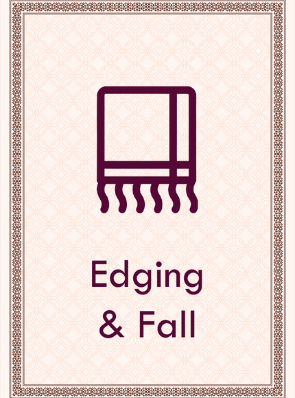 Saree edge & Fall