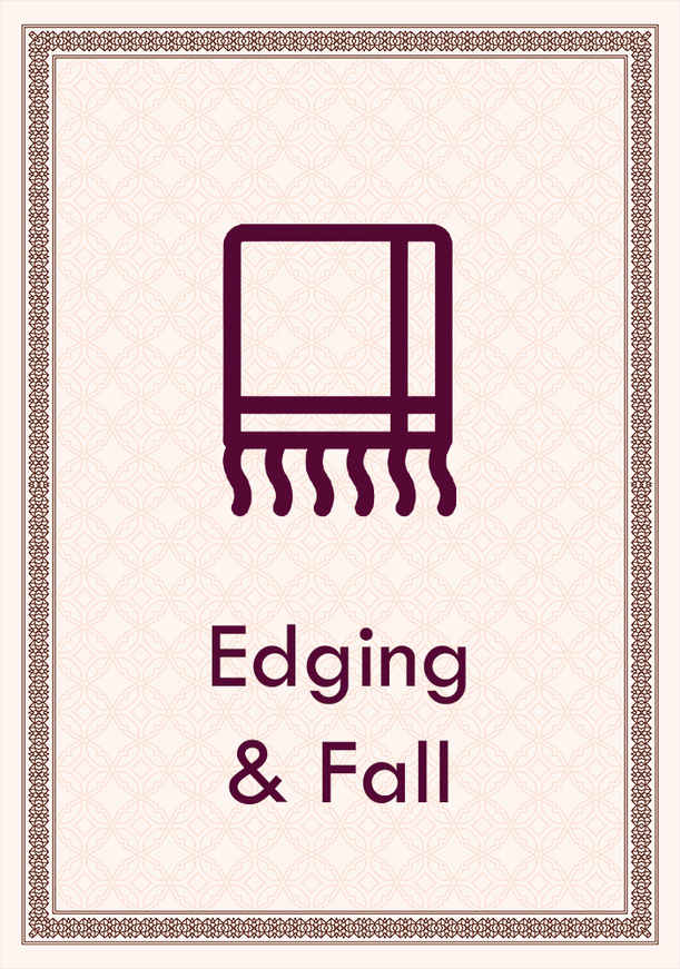 Saree edge & Fall