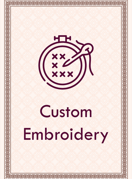 Embroidery | Addl. customization price may vary