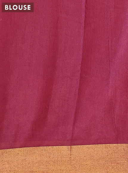 Bhagalpuri saree deep maroon with allover bandhani prints and zari woven border - {{ collection.title }} by Prashanti Sarees