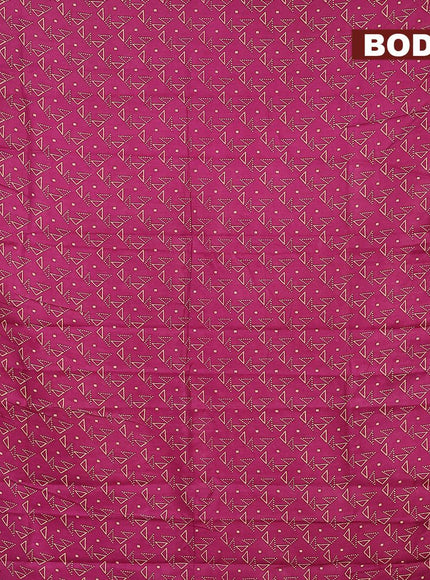 Bhagalpuri saree purple with allover geometric prints and zari woven border - {{ collection.title }} by Prashanti Sarees