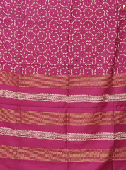 Bhagalpuri saree purple with allover butta prints and zari woven border - {{ collection.title }} by Prashanti Sarees