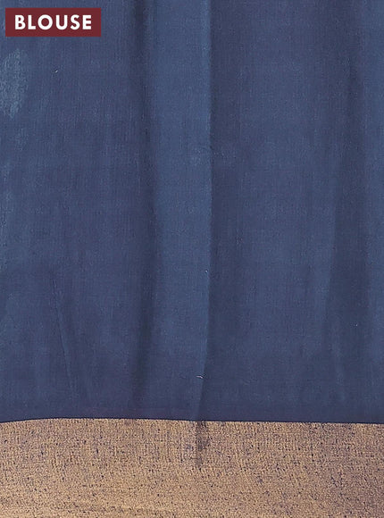 Bhagalpuri saree blue with allover butta prints and zari woven border - {{ collection.title }} by Prashanti Sarees