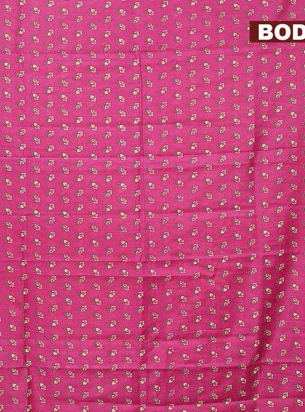 Bhagalpuri saree pink with allover butta prints and zari woven border - {{ collection.title }} by Prashanti Sarees