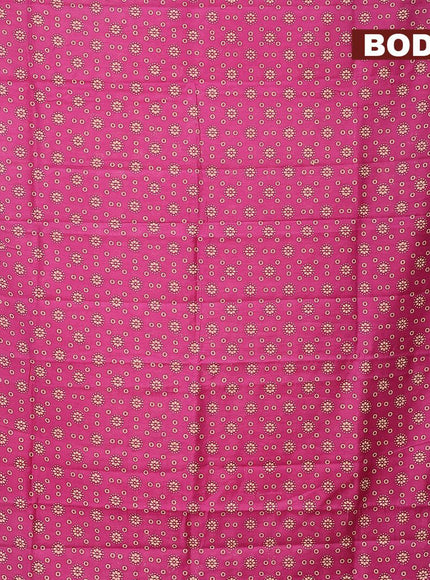 Bhagalpuri saree pink with allover butta prints and zari woven border - {{ collection.title }} by Prashanti Sarees