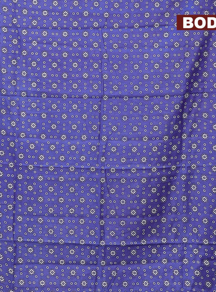 Bhagalpuri saree blue with allover butta prints and zari woven border - {{ collection.title }} by Prashanti Sarees