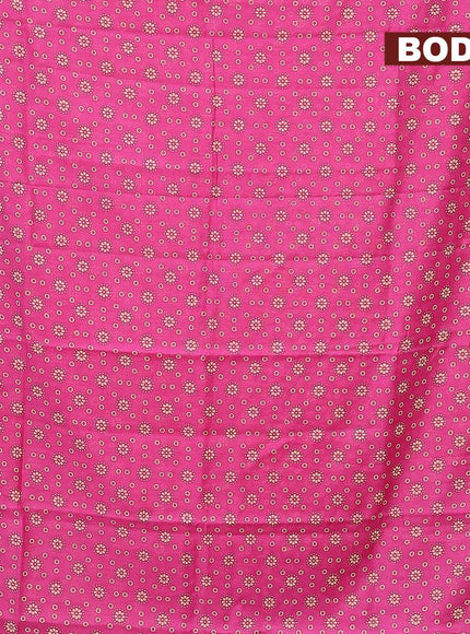 Bhagalpuri saree pink with allover butta prints and zari woven border - {{ collection.title }} by Prashanti Sarees