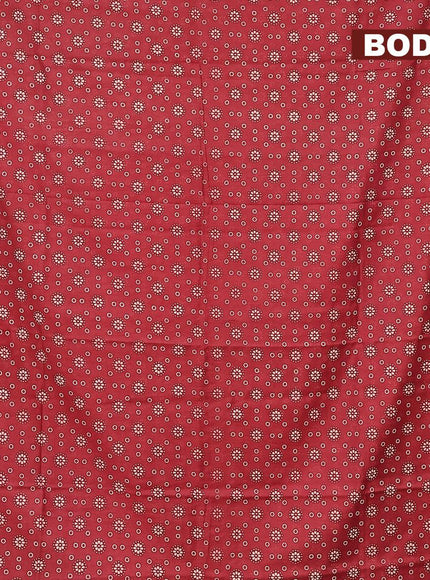 Bhagalpuri saree maroon with allover butta prints and zari woven border - {{ collection.title }} by Prashanti Sarees